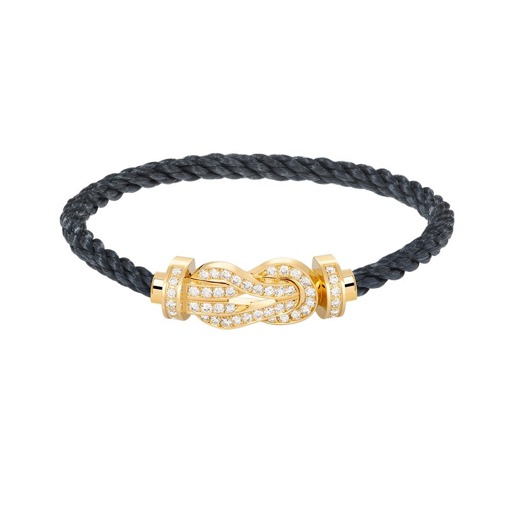 ¡®Loco¡¯CHANCE LARGE 8 FIGURE BUCKLE FULLDIAMOND BRACELET GOLD