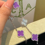 [Loco]New  CLOVER 5 MOTIF VIOLET BRACELET COLLECTION