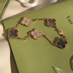 [Loco]New CLOVER 5 MOTIF GRAY MOP BRACELET COLLECTION