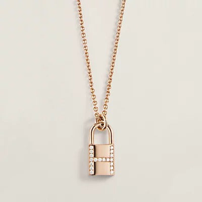 ¡®Loco¡¯HM ADVANCED NICHE LOCK HEAD NECKLACE DIAMONDS