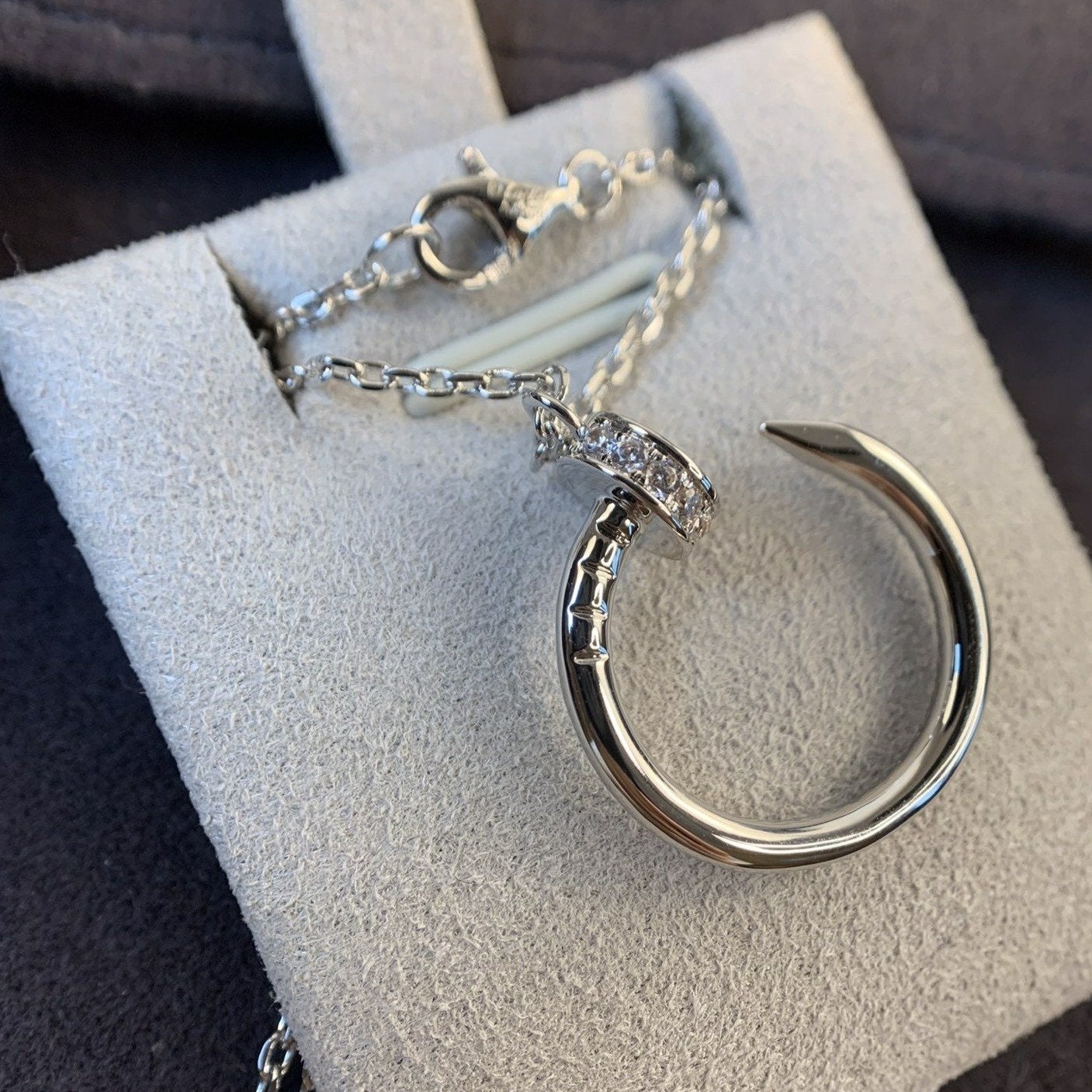 ¡®Loco¡¯JUSTE NECKLACE SILVER DIAMONDS