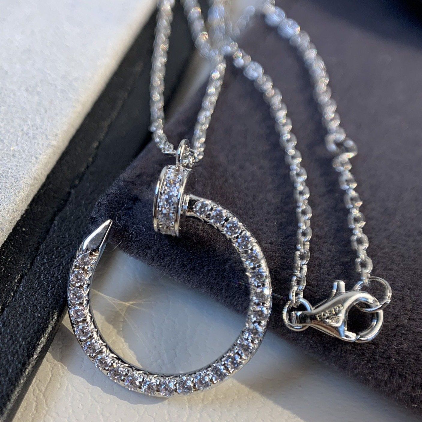 ¡®Loco¡¯JUSTE NECKLACE SILVER DIAMONDS