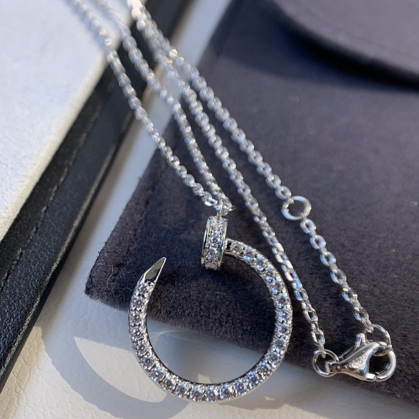 ¡®Loco¡¯JUSTE NECKLACE SILVER DIAMONDS