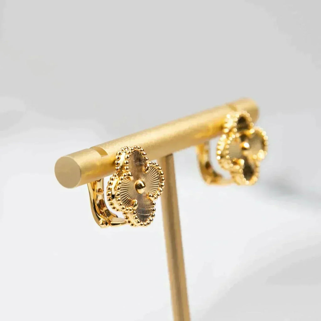 ¡®Loco¡¯CLOVER MEDIUM 1 MOTIFS LASER EARRINGS