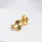 ¡®Loco¡¯CLOVER MEDIUM 1 MOTIFS LASER EARRINGS