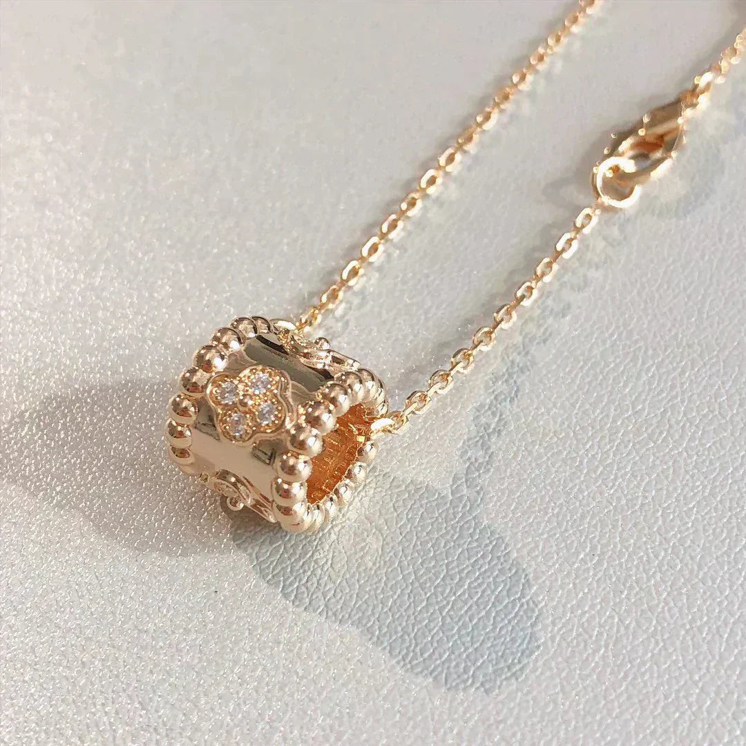 ¡®Loco¡¯PERLEE PEDANT NECKLACE GOLD / ROSE GOLD
