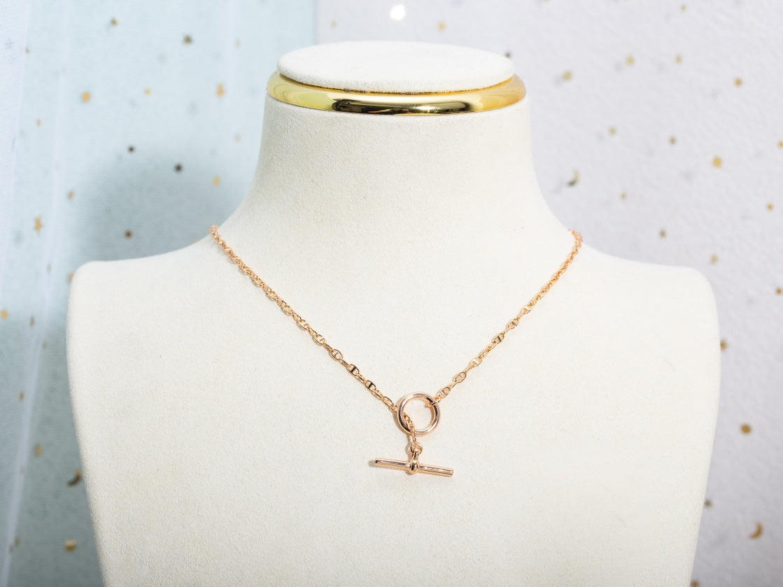 ¡®Loco¡¯ECHAPPEE NECKLACE PINK GOLD