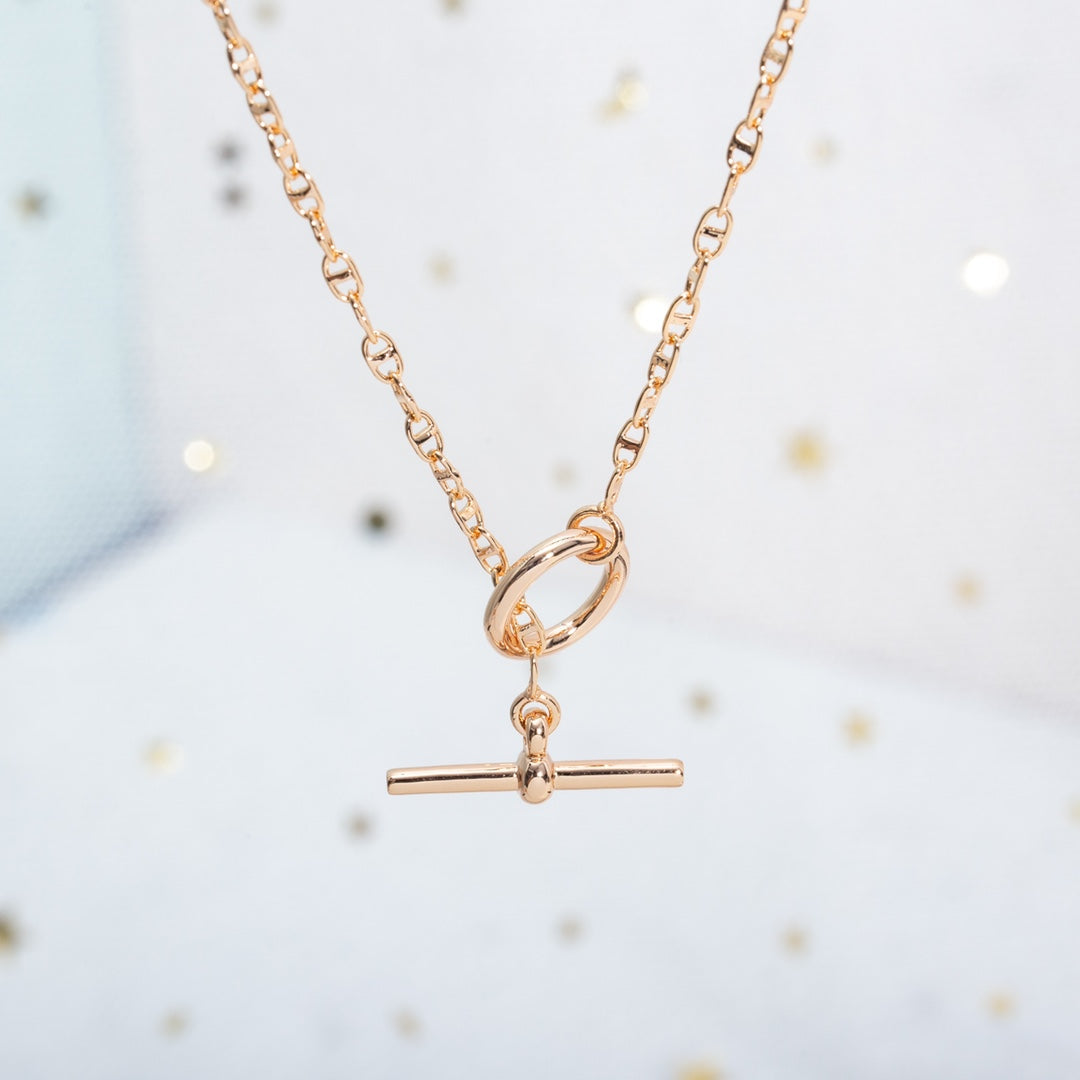 ¡®Loco¡¯ECHAPPEE NECKLACE PINK GOLD
