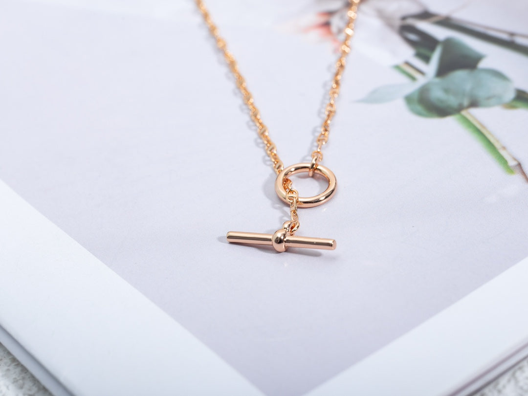 ¡®Loco¡¯ECHAPPEE NECKLACE PINK GOLD