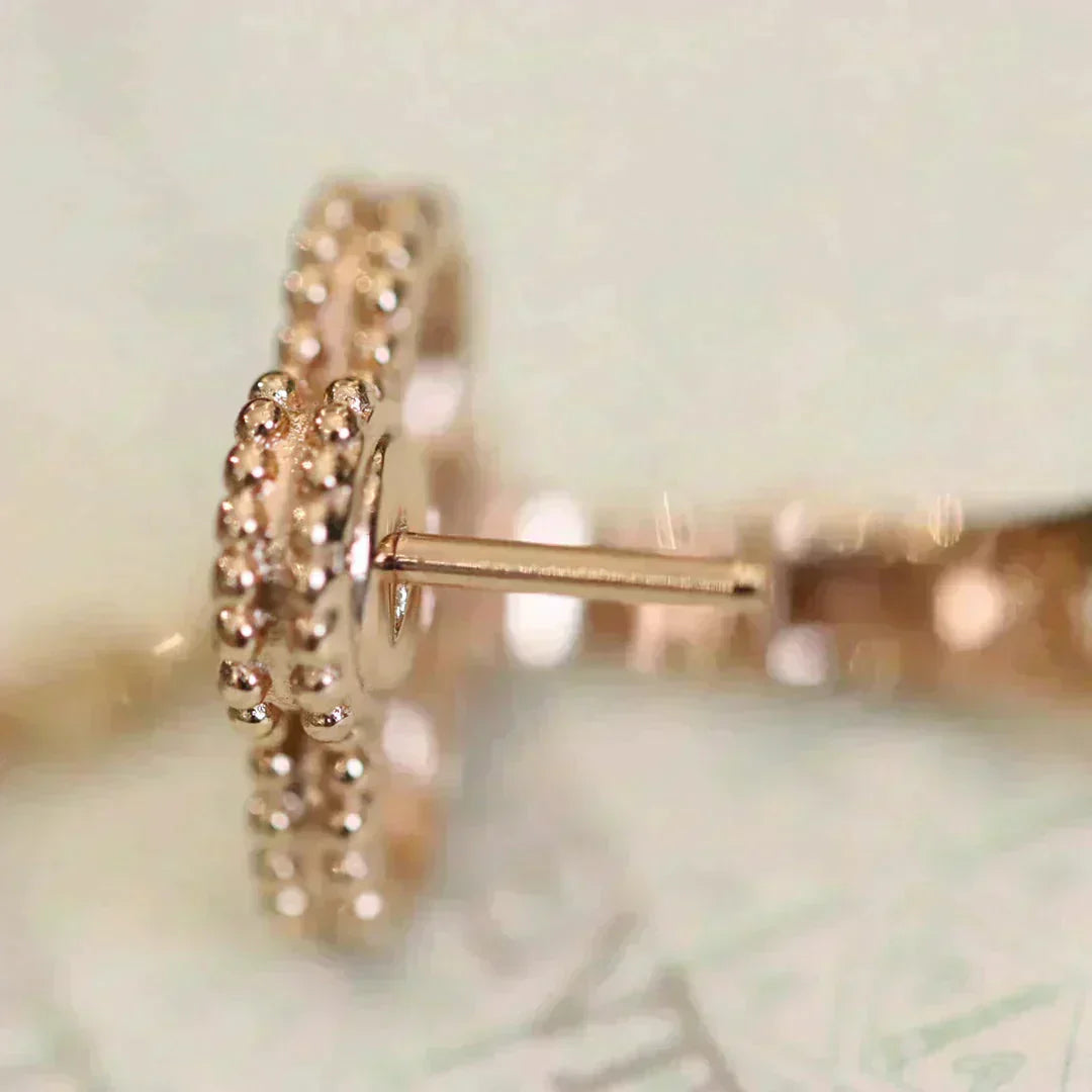 ¡®Loco¡¯CLOVER MEDIUM 1 MOTIFS FUll DIAMOND EARRINGS