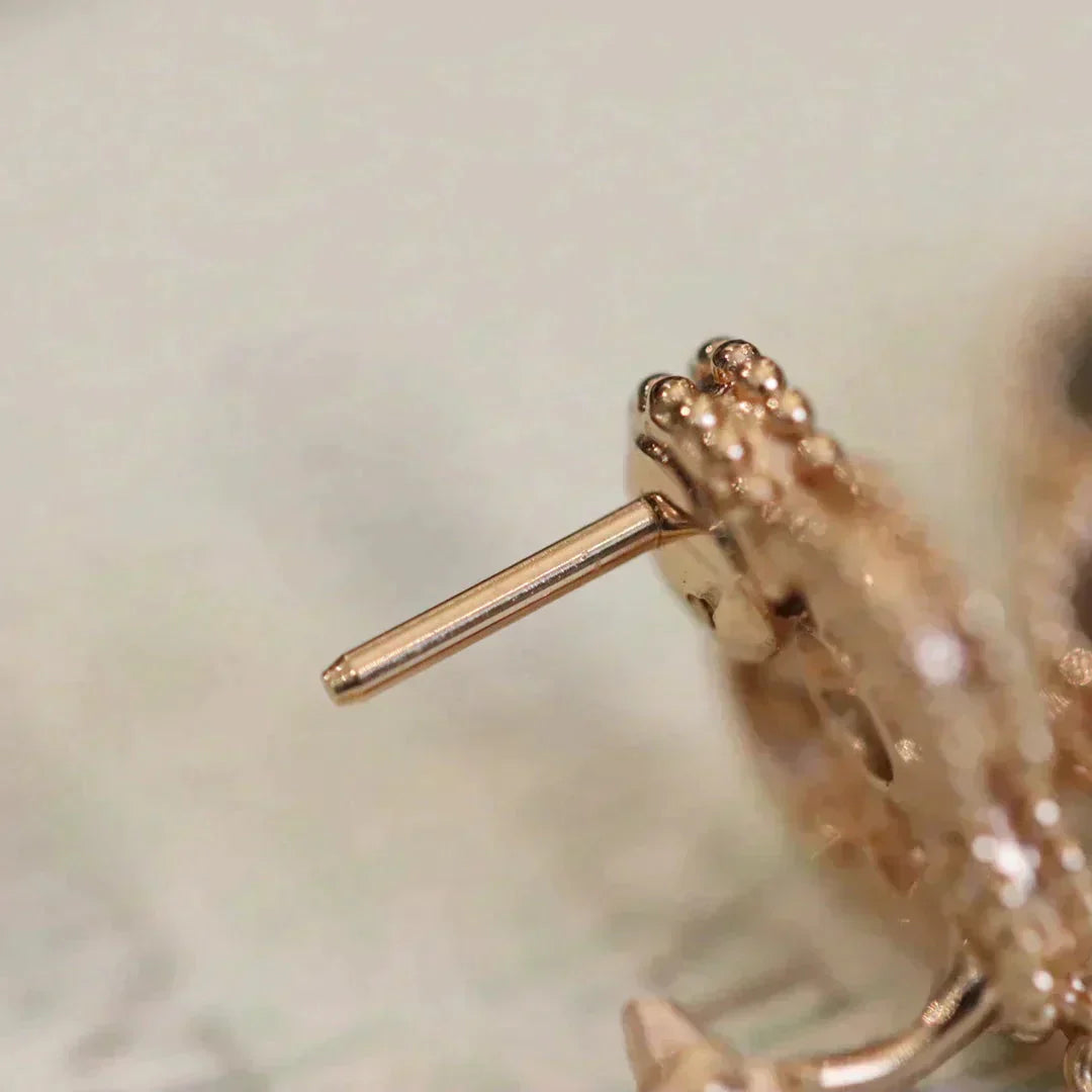 ¡®Loco¡¯CLOVER MEDIUM 1 MOTIFS FUll DIAMOND EARRINGS