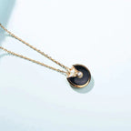 ¡®Loco¡¯AMULETTE GOLD CARNELIAN ONYX NECKLACE