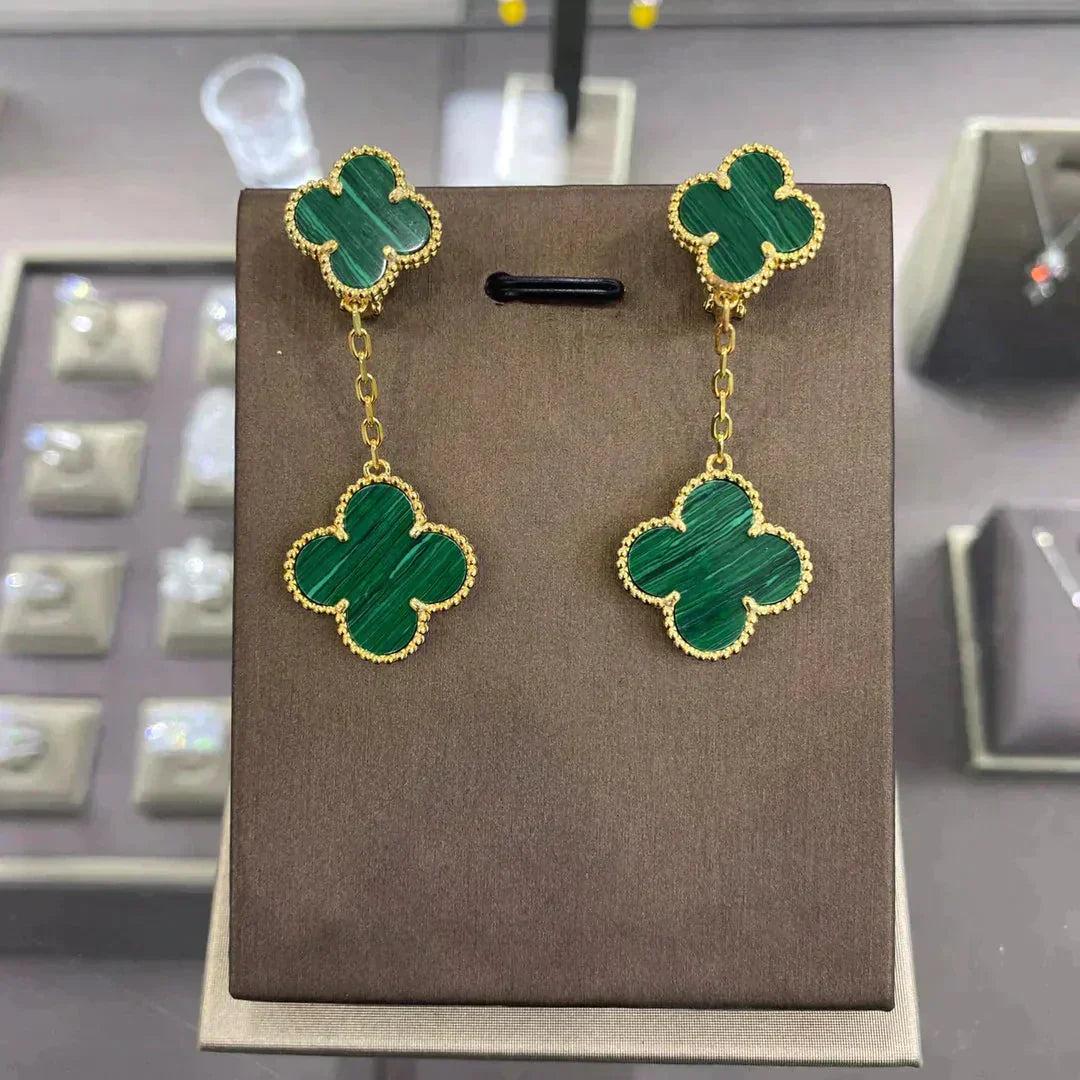 ¡®Loco¡¯CLOVER 2 MOTIFS  EARRINGS (MULTIPLE CHOICESC
