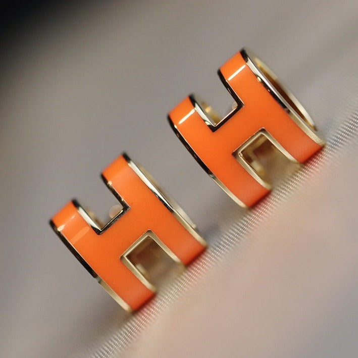 ¡®Loco¡¯MINI POP H EARRINGS ORANGE