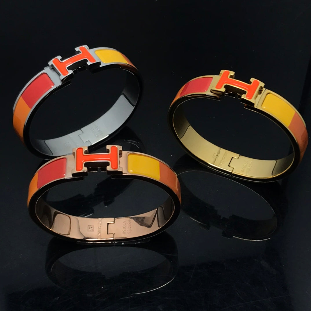 ¡®Loco¡¯H BRACELET ORANGE RAINBOW CERAMIC
