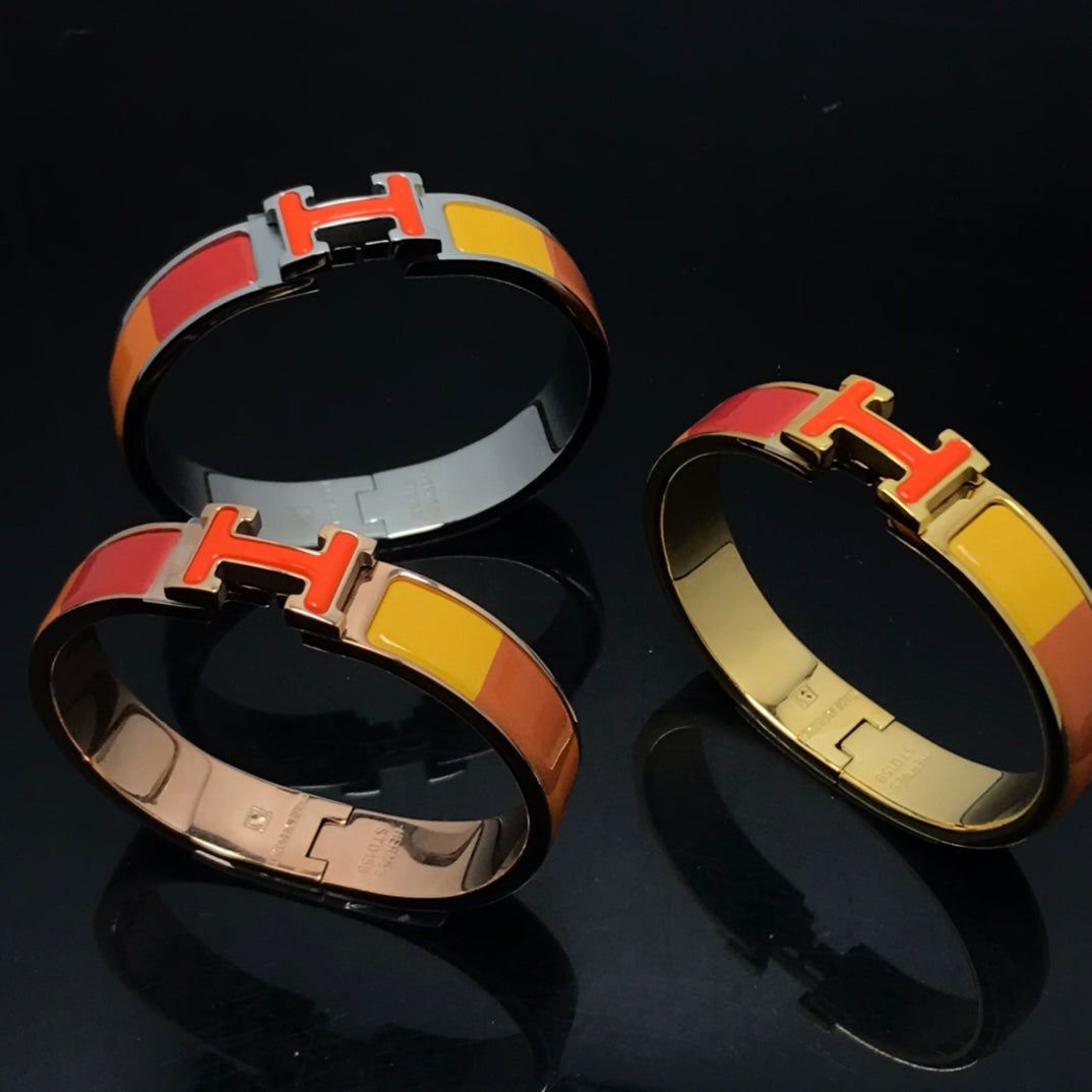 ¡®Loco¡¯H BRACELET ORANGE RAINBOW CERAMIC