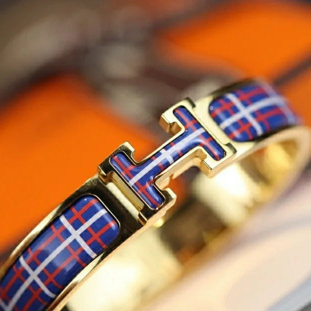 ¡®Loco¡¯H TARTAN BRACELET 12MM