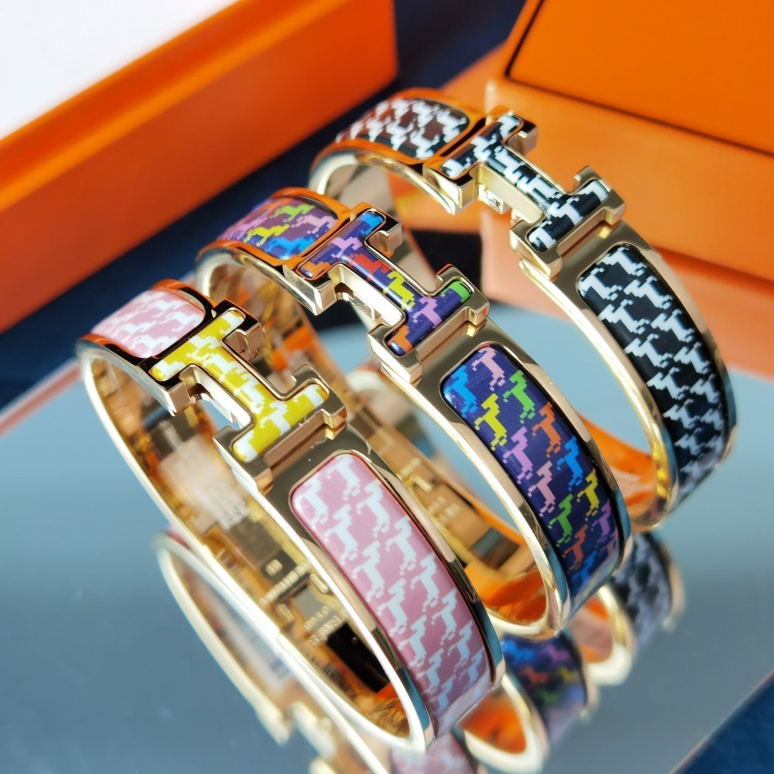 ¡®Loco¡¯H HORSE BRACELET 12MM