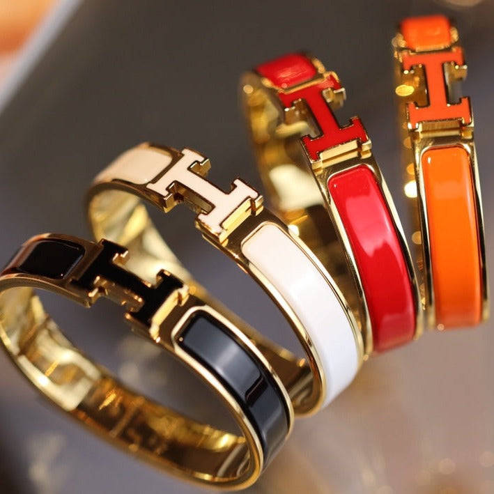 ¡®Loco¡¯H BRACELET 12MM GOLD