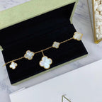 ¡®Loco¡¯MAGIC CLOVER MOP GOLD BRACELET 5 MOTIFS