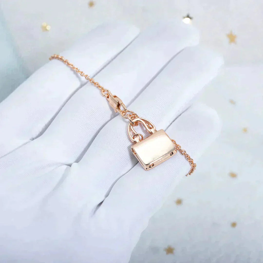 ¡®Loco¡¯AMULETTE PEDANT ROSE GOLD NECKLACE