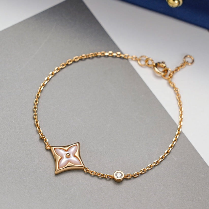 ¡®Loco¡¯STAR 1 DIAMOND PINK GOLD BRACELET