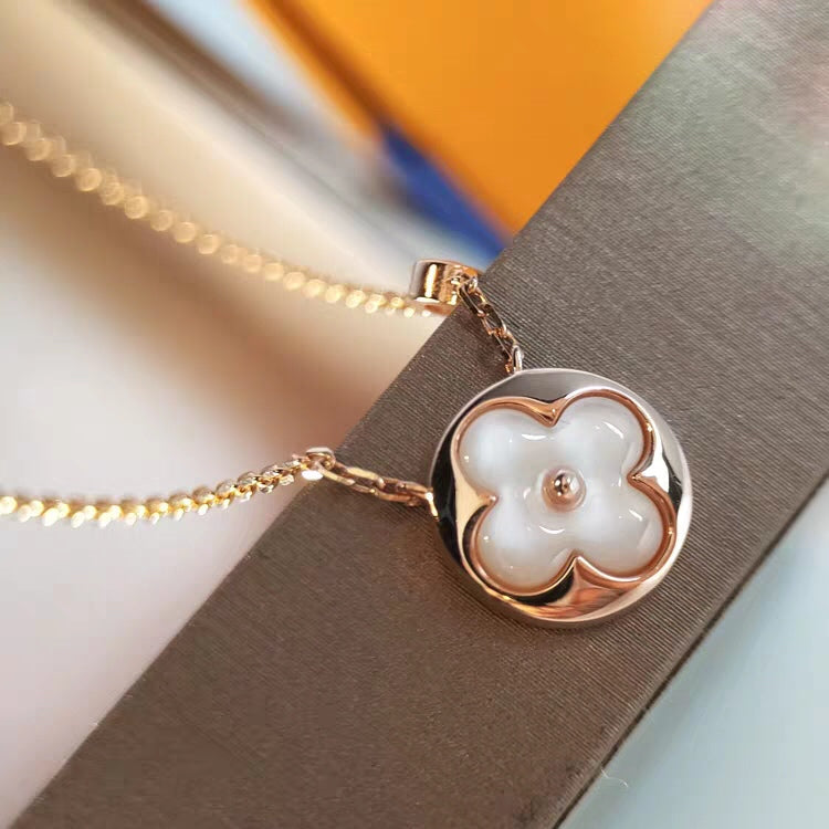 ¡®Loco¡¯SUN MOP GOLD 1 DIAMOND NECKLACE