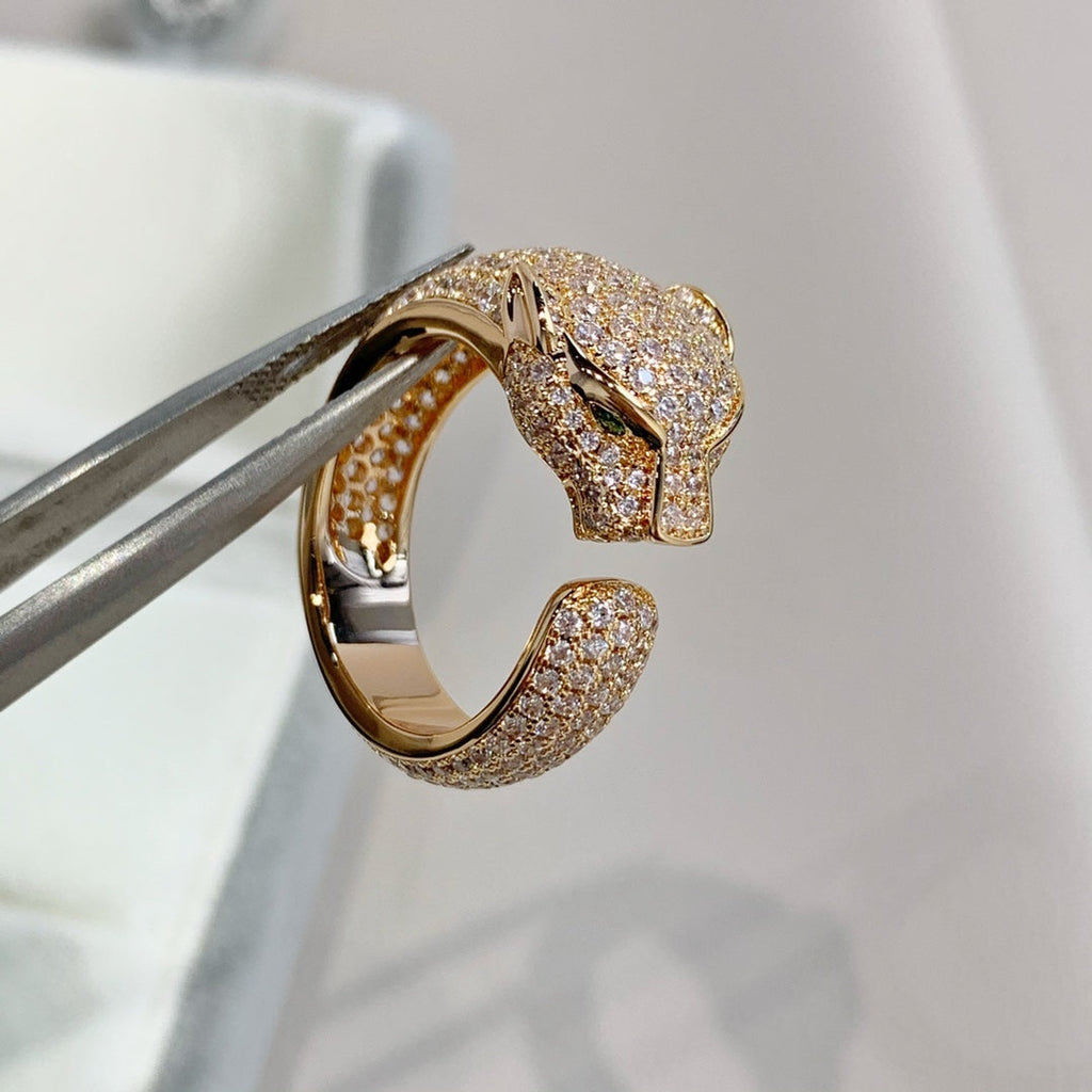 ¡®Loco¡¯PANTHERE PINK GOLD DIAMOND RING