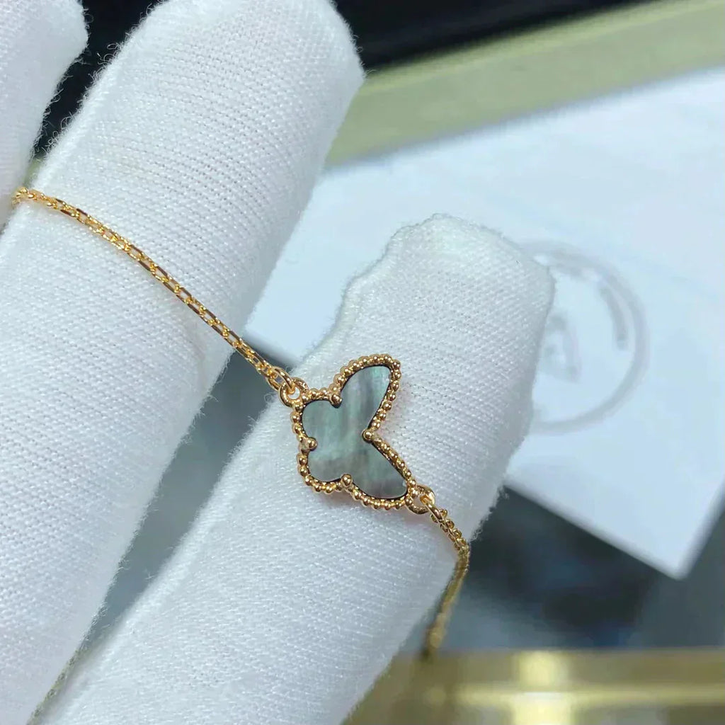 ¡®Loco¡¯BUTTERFLY DARK MOP BUTTERFLY BRACELET