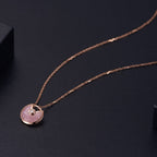 ¡®Loco¡¯AMULETTE ROSE GOLD PINK MOP NECKLACE