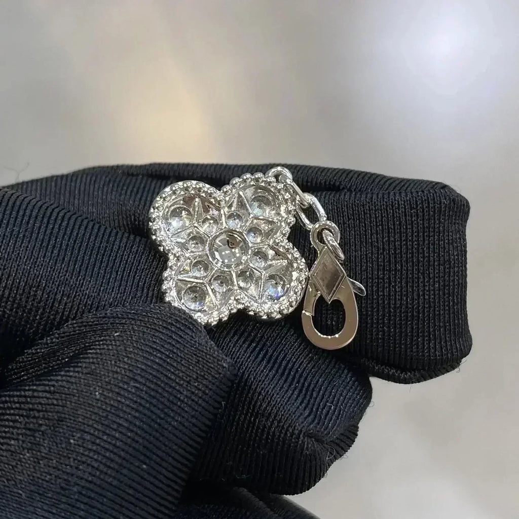 [Loco] New  CLOVER 5 MOTIF FULL DIAMOND BRACELET COLLECTION