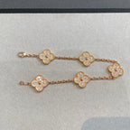 [Loco] New  CLOVER 5 MOTIF FULL DIAMOND BRACELET COLLECTION