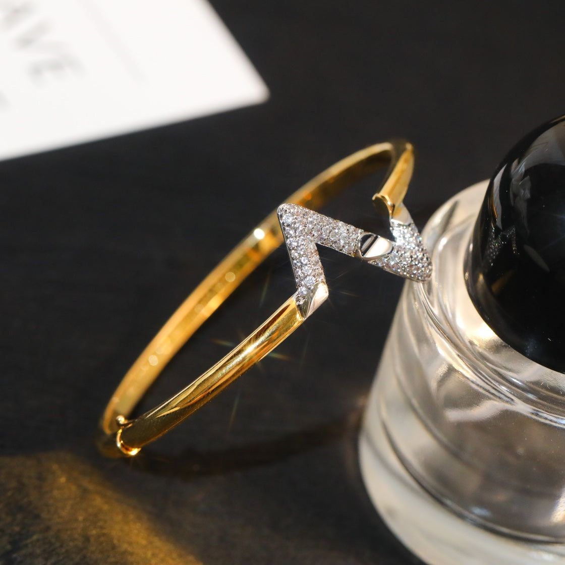 ¡®Loco¡¯VOLTE UPSITE DOWN GOLD DIAMOND BRACELET