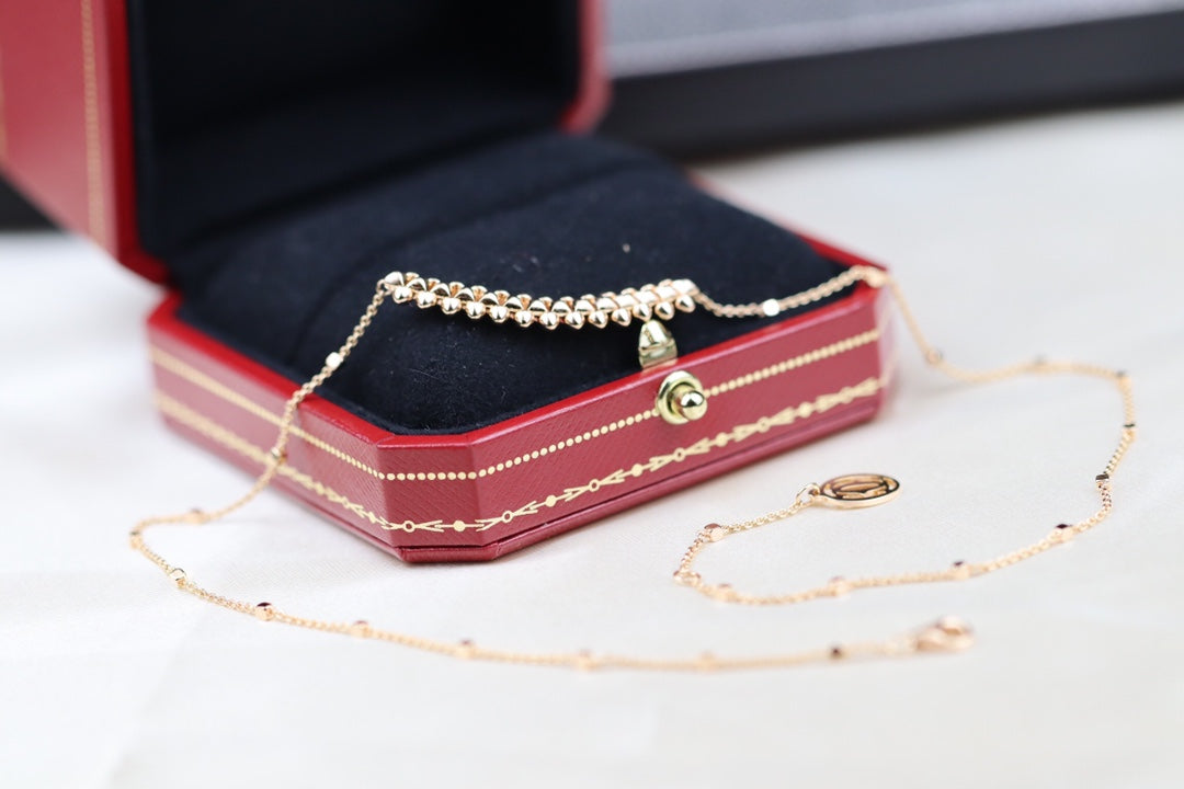 ¡®Loco¡¯CLASH PINK GOLD NECKLACE