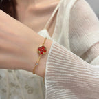 ¡®Loco¡¯SUN PEDANT CARNELIAN BRACELET