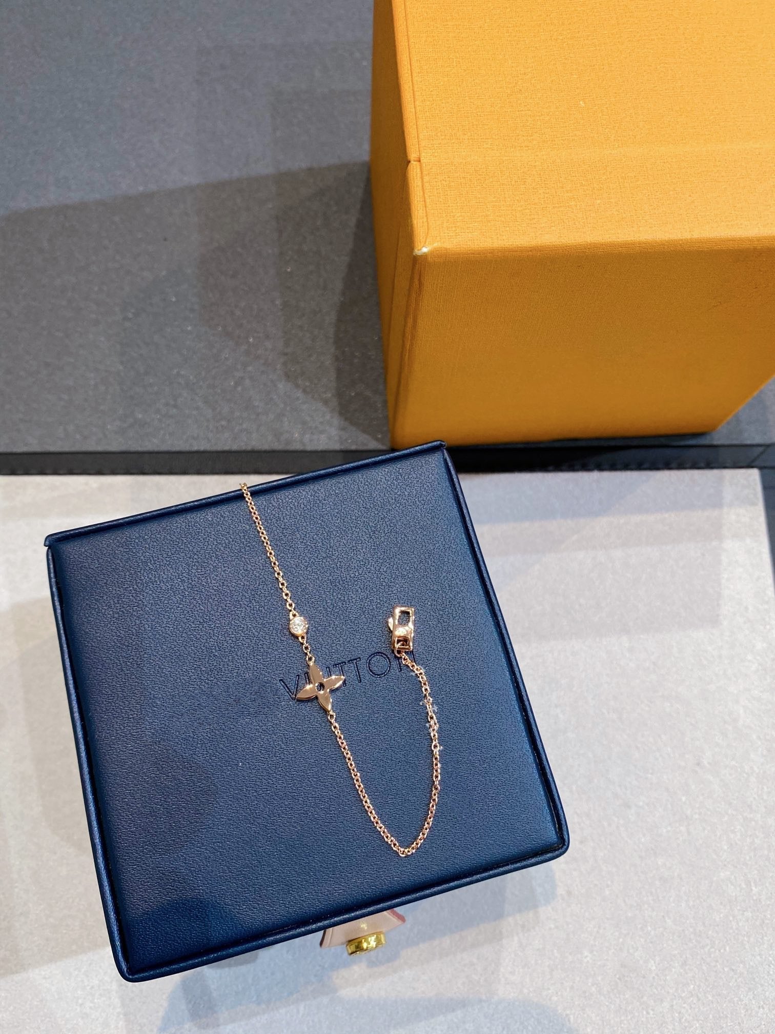 ¡®Loco¡¯STAR DIAMOND PINK GOLD BRACELET