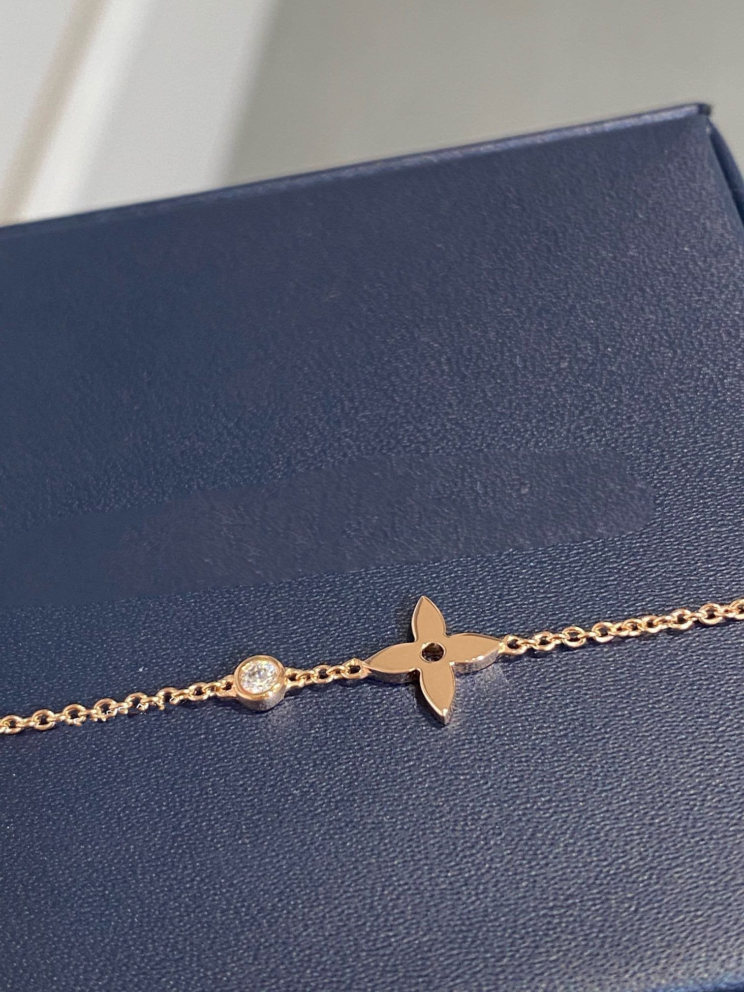 ¡®Loco¡¯STAR DIAMOND PINK GOLD BRACELET