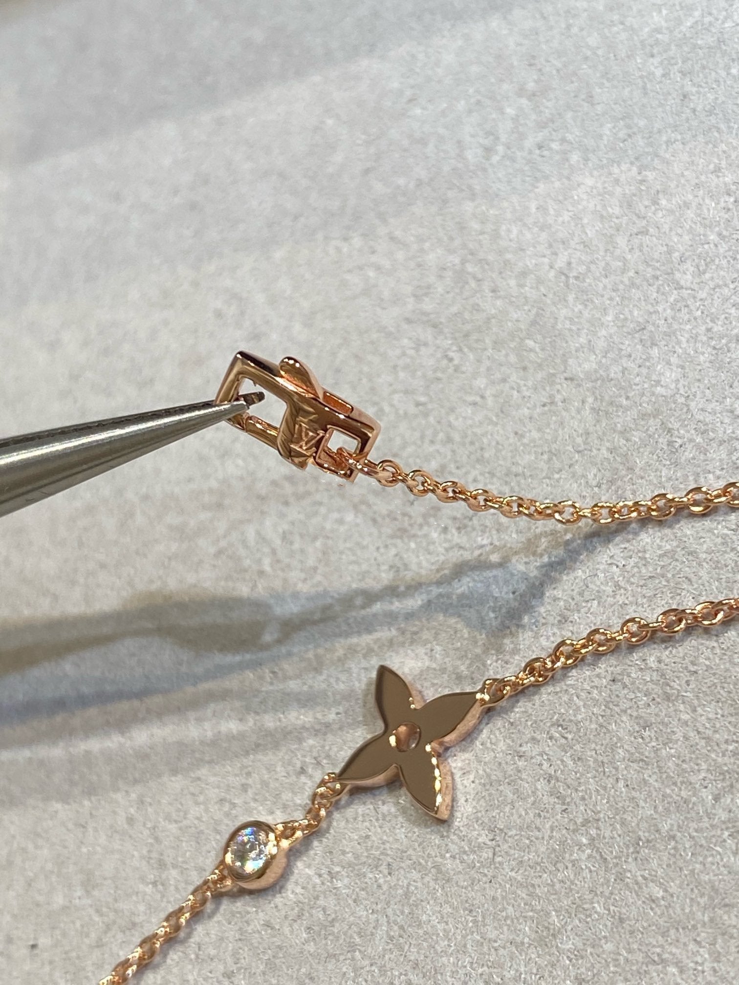 ¡®Loco¡¯STAR DIAMOND PINK GOLD BRACELET