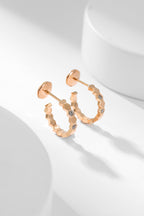 ¡®Loco¡¯BEE LOVE DIAMOND HOOP EARRINGS