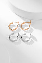 ¡®Loco¡¯BEE LOVE DIAMOND HOOP EARRINGS