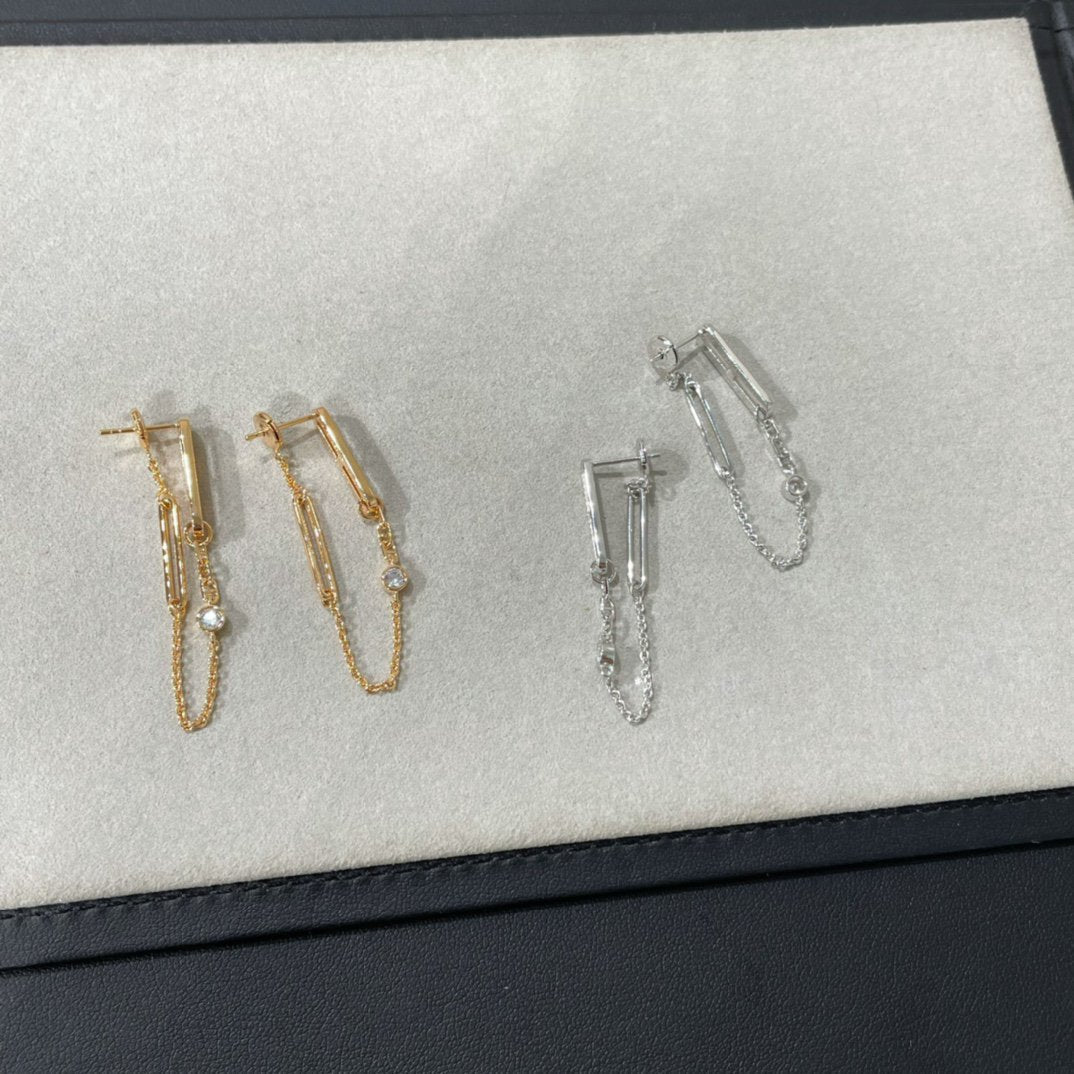 ¡®Loco¡¯CHAINE CHAOS DIAMOND DROP EARRINGS