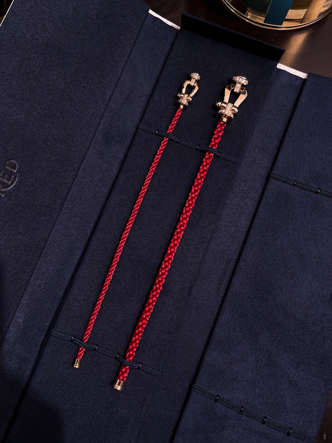 ¡®Loco¡¯FORCE 10 HALF DIAMOND PINK GOLD RED CORDERI LARGE AND MEDIUM MODEL