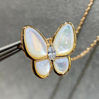 ¡®Loco¡¯BUTTERFLY MOP DIAMOND NECKLACE