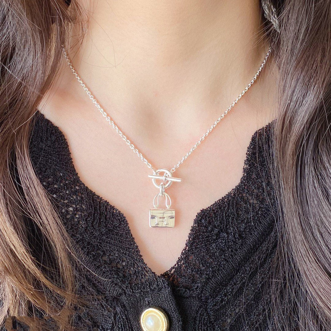 ¡®Loco¡¯CONSTANCE PEDANT SILVER NECKLACE