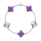 [Loco]New CLOVER 5 MOTIF LIGHT PURPLE BRACELET COLLECTION