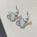 [Loco] CLOVER LARGE (20mm) 1 MOTIFS WHITE MOP STUD EARRINGS