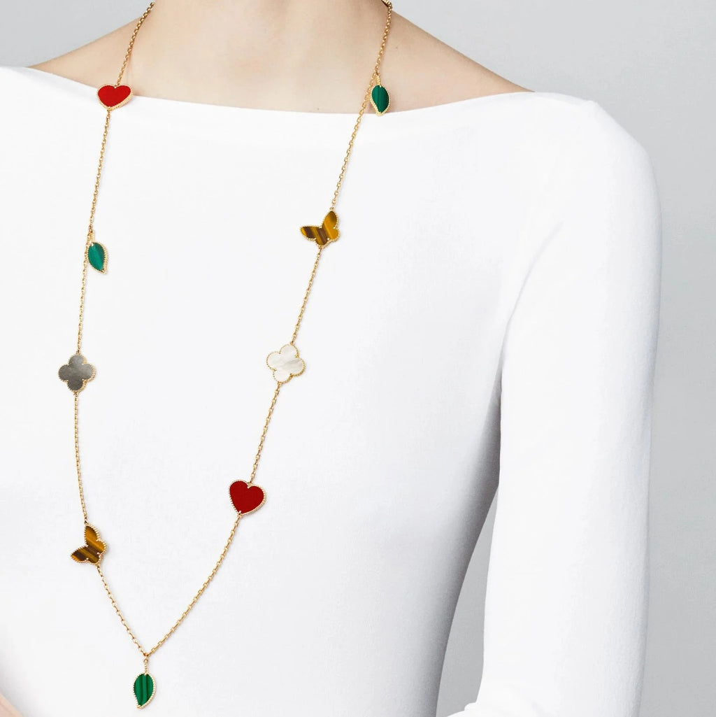 [Loco] Lucky Alhambra Long Necklace-12 Designs