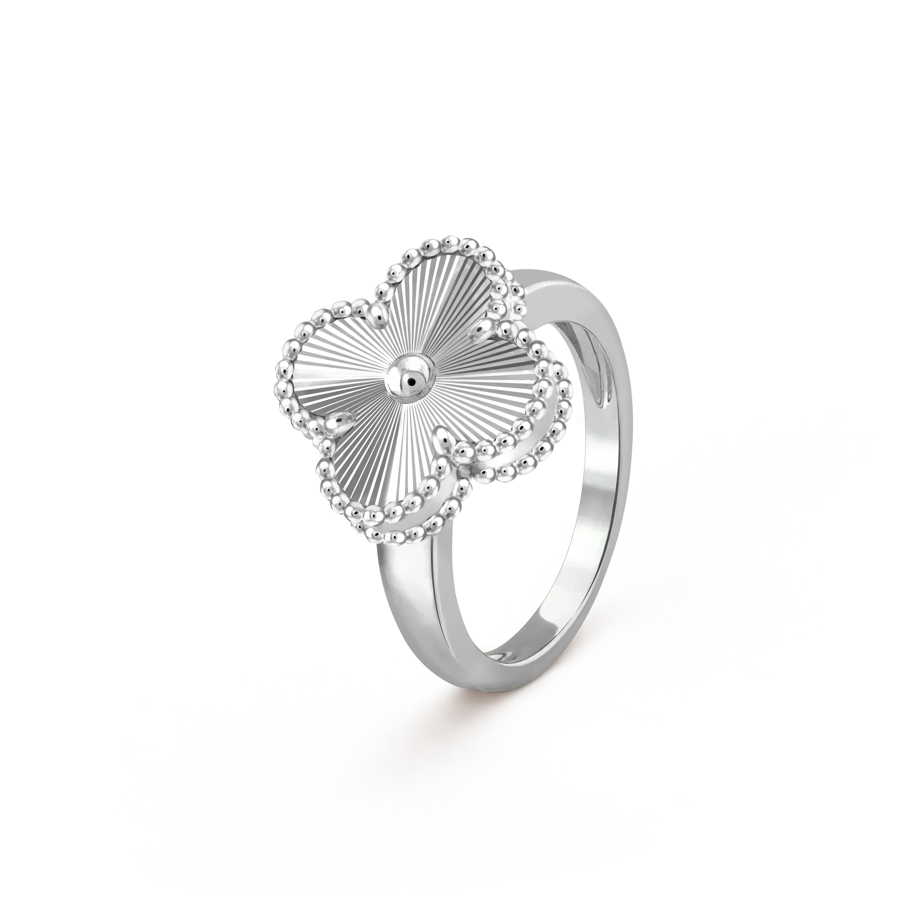¡®Loco¡¯CLOVER SILVER RING
