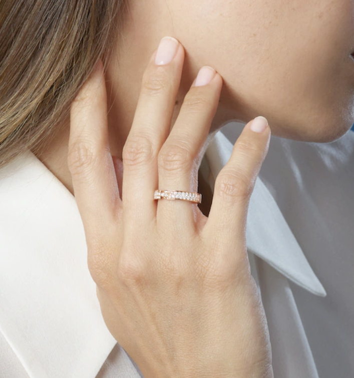 ¡®Loco¡¯ALLIANCE LIENS VIDENCE PAVED DIAMOND 4MM RING