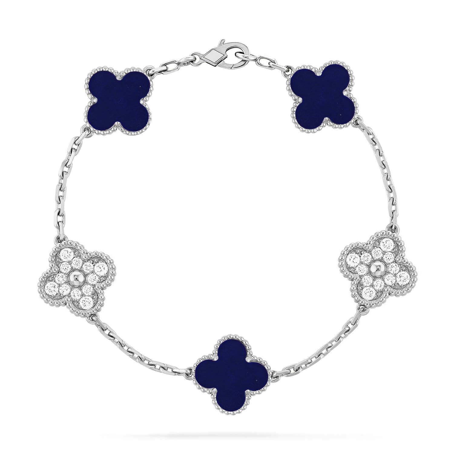 [Loco]New CLOVER 5 MOTIF LAPIS LAZULI BRACELET COLLECTION